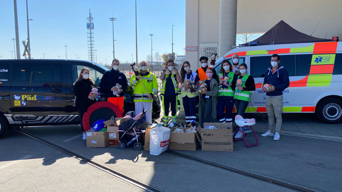 Über 3.000 Kuscheltiere für geflüchtete Kinder aus der Ukraine