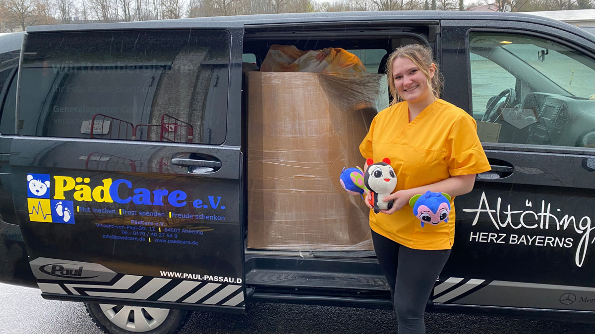 Über 3.000 Kuscheltiere für geflüchtete Kinder aus der Ukraine