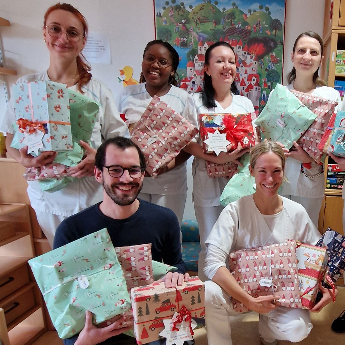 PädCare mit Betreuern und Geschenken