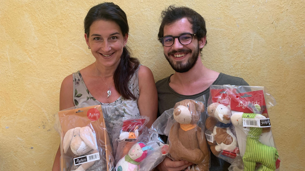 Großzügige Sachspende von Sigikid für die Kinder einer Kinderstation